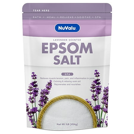 New 379952  Nuvalu Epsom Salt Lavender 16 Oz (12-Pack) Cough Meds Cheap Wholesale Discount Bulk Pharmacy Cough Meds Acne (Best Over The Counter Cough Med)