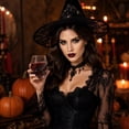 thumbnail image 4 of Halloween Tumbler, Halloween Indoor Decor, Halloween Home Decor, Bar Decorations for Home, Stemless Glass, Hand-Painted Raven Moon Spooky Glass for Holiday Parties, 4 of 7