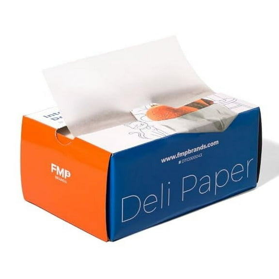 Fit Meal Prep [1000 Pack] 8 x 10.75" Wax Paper Sheets for Food, Interfolded Precut Deli Paper, Pop Up Grease-Proof Sandwich Paper Wraps, Waterproof for Lunch, Food Basket, Microwave Cover, BBQ