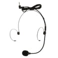thumbnail image 2 of Paquete de 2 a 6 auriculares con gancho para oreja doble, micrófono tipo diadema, negro, 2 piezas CUTICAT Micrófono de auriculares de 3 pines, 2 of 8