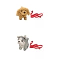 thumbnail image 1 of Perro de peluche electrónico Interactivo Zulema 2 piezas caminando ladrando juguete divertido Perros de simulación, 1 of 8