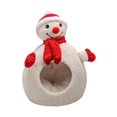 thumbnail image 1 of Casa para Gatos de Navidad Yinane Forma de Muñeco de Nieve S, 1 of 8
