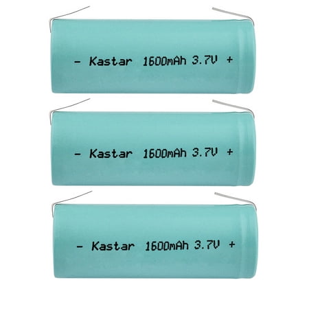 Kastar 3 Pcs Li-ion Battery Replacement for PHILIP, Philishave, Norelco 8892XL, HQ8894, 8894XL, 8895XL, HQ9100, HQ9140, HQ9160, 9160XL, HQ9170, 9170XL, 9170XLCC, HQ9190, 9190XL, HQ9190CC, 9195XL