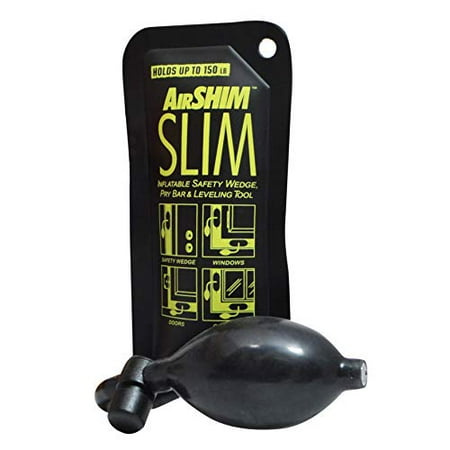

Calculated Industries 1180 Airshim Slim Inflatable Elevator Door Safety Wedge & Pry bar & Leveling Tool For Installers Mechanics & Inspectors | 150 Lb Rating