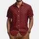 thumbnail image 2 of Hawaiian Shirt For Men, Men's Vintage Button Down Bowling Shirts Short Sleeve Summer Beach Shirt M, 2 of 5