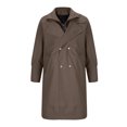 thumbnail image 5 of SuTry Men's Casual Coats Solid Color Long Sleeve Lapel Collar Mid Length Loose Suit with Pockets Suitable for Cold Weather Outings(Coffee#1,L), 5 of 8