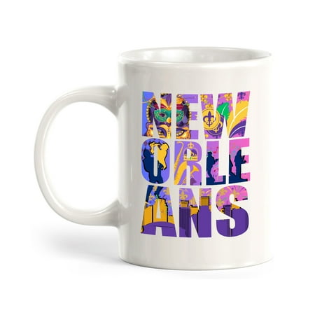 

New Orleans Louisiana 11oz Plastic Coffee Mug | American Cities Coffee Cups