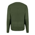 thumbnail image 5 of Itsame Knitted Sweater Women Long Sleeves Knitted Sweatershirt High Neck New Solid Color Sweatshirts Green Size 3XL, 5 of 5