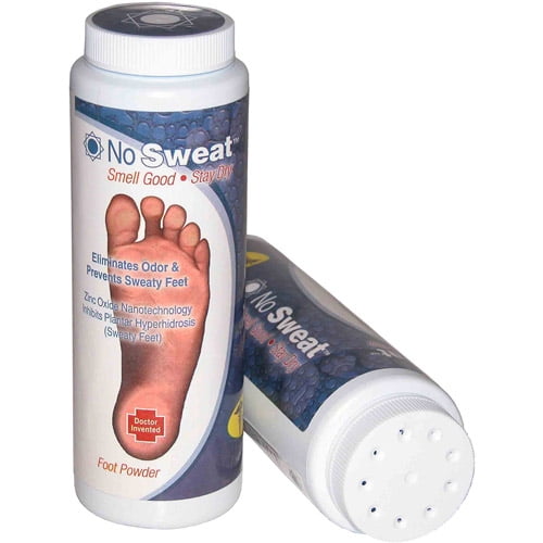 R&S No Sweat Foot Powder, 6.5 oz