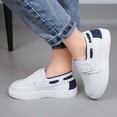 thumbnail image 6 of Girl Slip On Sneakers Hook and Loop Low Top Casual Walking Shoes School Comfort Footwear, 6 of 10