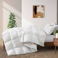 thumbnail image 2 of UNIKOME Medium Warmth Goose Feather Fiber Comforter, Full/Queen, 2 of 5