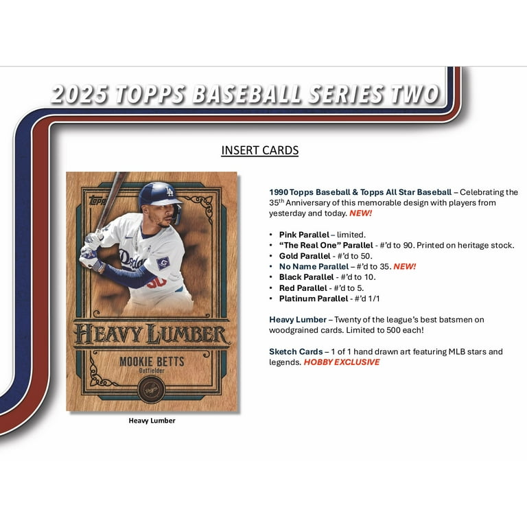 2025 Topps Series 2 Baseball Factory Sealed Retail Box ~ 20 Packs