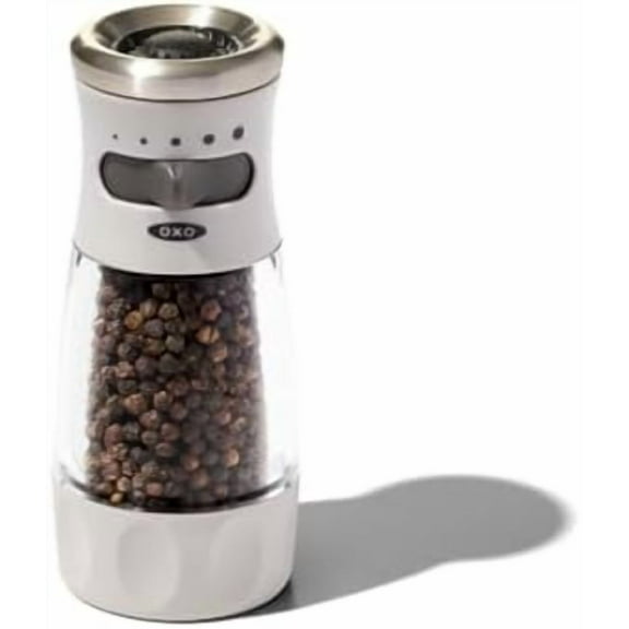 NEW  Good Grips Contoured Mess-Free Salt Grinder, Gray, One size