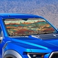 thumbnail image 2 of Yuyamidu Cactus Sunshade for Car Windshield Desert Car Sun Shade for Windshield Anti-Dirty Window Sun Shade Car Sun Visor Car Window Glare Max UV Rays, 2 of 7