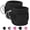 Black, variant on NCQ Fitness Ankle Straps for Cable Machine, Kickbacks Glute Workouts, Lower Body Exercises, Adjustable Leg Straps with Neoprene Padding Men Women