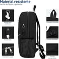 thumbnail image 2 of Mochila Antirrobo de 3 piezas, Bluelander con Puerto USB y Puerto para Audífonos, Negro Bluelander Mochila Antirrobo para Laptop, 2 of 6