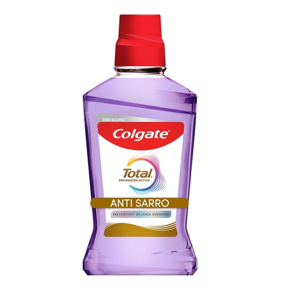 Enjuague Bucal Colgate Total Antisarro sin Alcohol 500 ml