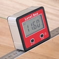 thumbnail image 3 of Protractor Horizontal Angle Meter Digital Protractor Inclinometer Electronic Level Box Magnetic Base Measuring Tools Red, 3 of 6