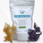 Raw Gold Sea Moss from St. Lucia - Pure and Wildcrafted in Gold or Purple - 4oz