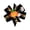 Pumpkin Black Letters, variant on Cute 3D Spider Purple Bow Hair Clip for Halloween Costumes-⑧ Black Skull Pumpkin Witch
