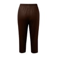 thumbnail image 4 of Women Casual Pants Plus Size Casual Pants With Pockets Soft Stretchy Yoga Trousers For Comfortable Athletic Wear And Everyday, 4 of 7