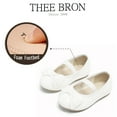 thumbnail image 4 of THEE BRON Toddler Girl Mary Jane Party Glitter Princess Wedding Dress Shoes (02-White,10M), 4 of 6