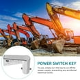 thumbnail image 4 of KAKOWELY Construction Vehicle Power Supply Key Battery Power Key Replacement Power Switch Adapter Mini Power Supply Key Universal Excavator Switch Key,1.77X"X1.38"X0.55", 4 of 4