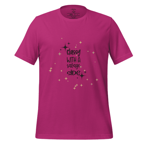 Olympia Angel - Unisex t-shirt - Classy Savage (Berry, S)