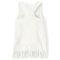thumbnail image 3 of The Children's Place Girls Sleeveless Graphic Print Fringe Tank Top, Sizes XS-XXL, 3 of 3