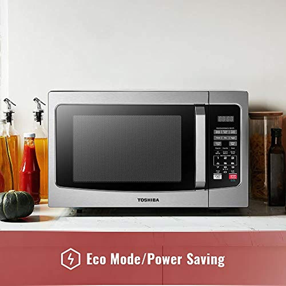 Toshiba EM131A5CSS Microwave Oven with Smart Sensor, Easy Clean