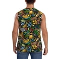 thumbnail image 4 of Fotbe Hawaiian Culture Symbols Men's Camiseta sin Mangas Estampada para Hombres, Playera Casual para Gimnasio, Entrenamiento, Playa-Small, 4 of 7