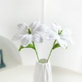 thumbnail image 2 of SLYNSHome Artificial Lily Flowers Fake Woven Lily Crochet Lily Faux Lily Knitted for Wedding Bridle Bouquet Outdoor Home Garden Office Table Vase,Wedding Essentials, 2 of 4