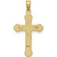 thumbnail image 3 of 14K Inri Crucifix W Scroll Tips Charm Yellow Gold Material Unique Brilliant Stunning Ideal for collectors and jewelry lovers, 3 of 3