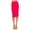 Hot Pink, variant on Women's High Waist Knee Length Pencil Skirt, Techno Crepe Classic Office Style