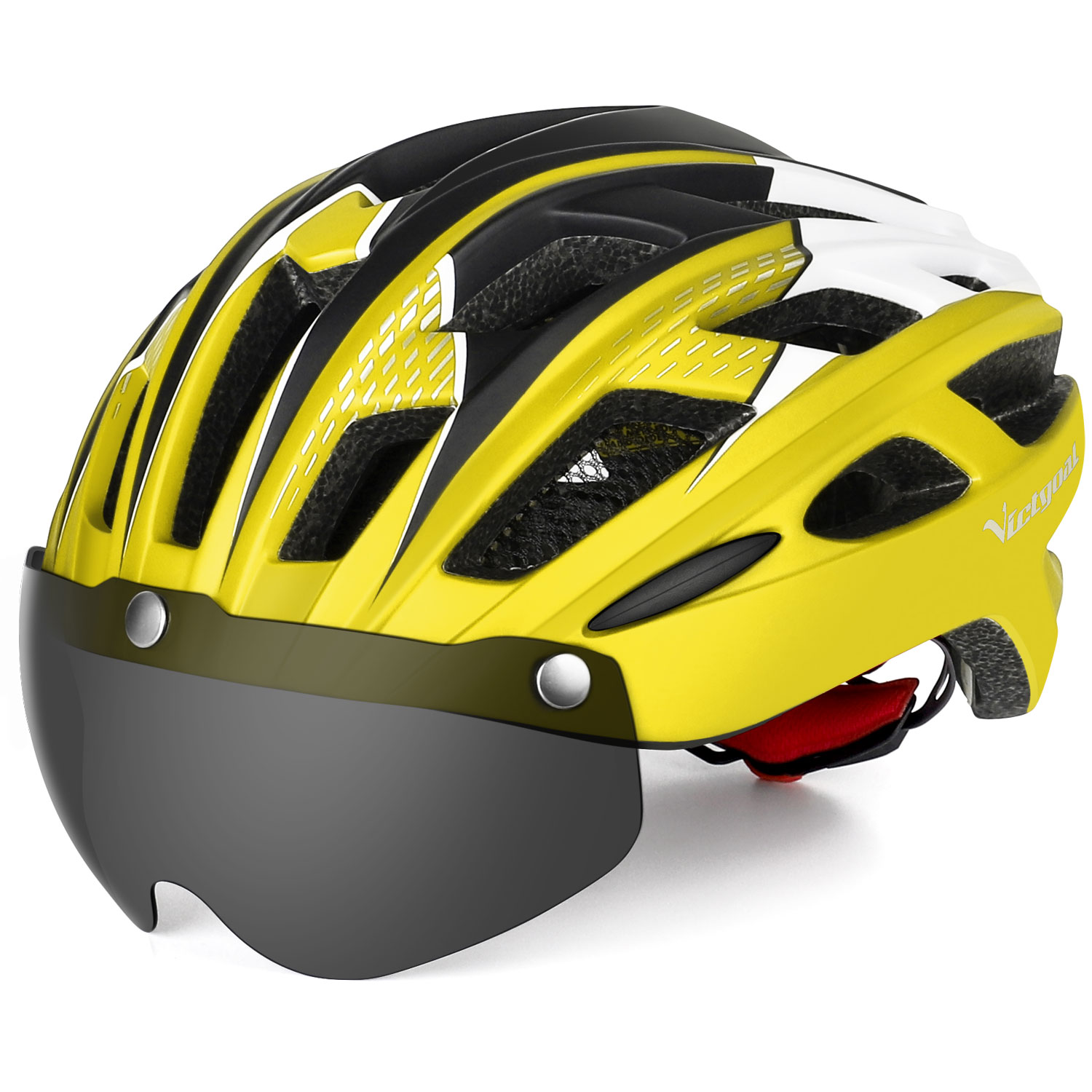 yellow adult bike helmet