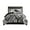 Black, variant on Gracie Mills Muriel Damask Dreams 7-Piece Cotton Printed Comforter Set - GRACE-9122