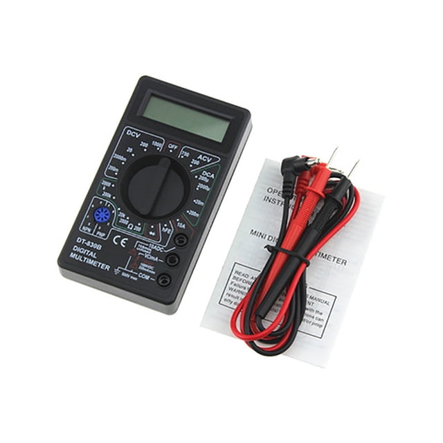 LCD Digital -830B Yellow Voltmeter Ohmmeter Ammeter Multimeter Handheld Tester DT830B AC DC home tester ,High Efficiency