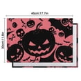 thumbnail image 6 of Spooky Halloween Silhouette Pattern Summer Placemats Table Placemats Set Of 4-Linen Kitchen Washable Placemats Table Mats 11.8"x17.7" Non-Slip Heat Resistant, 6 of 6