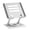 milk white, variant on Ergonomic Rotating Stand for Tablets and Laptops Up to 1 Inches Durability Alloy Steel Tool less Quick Setups