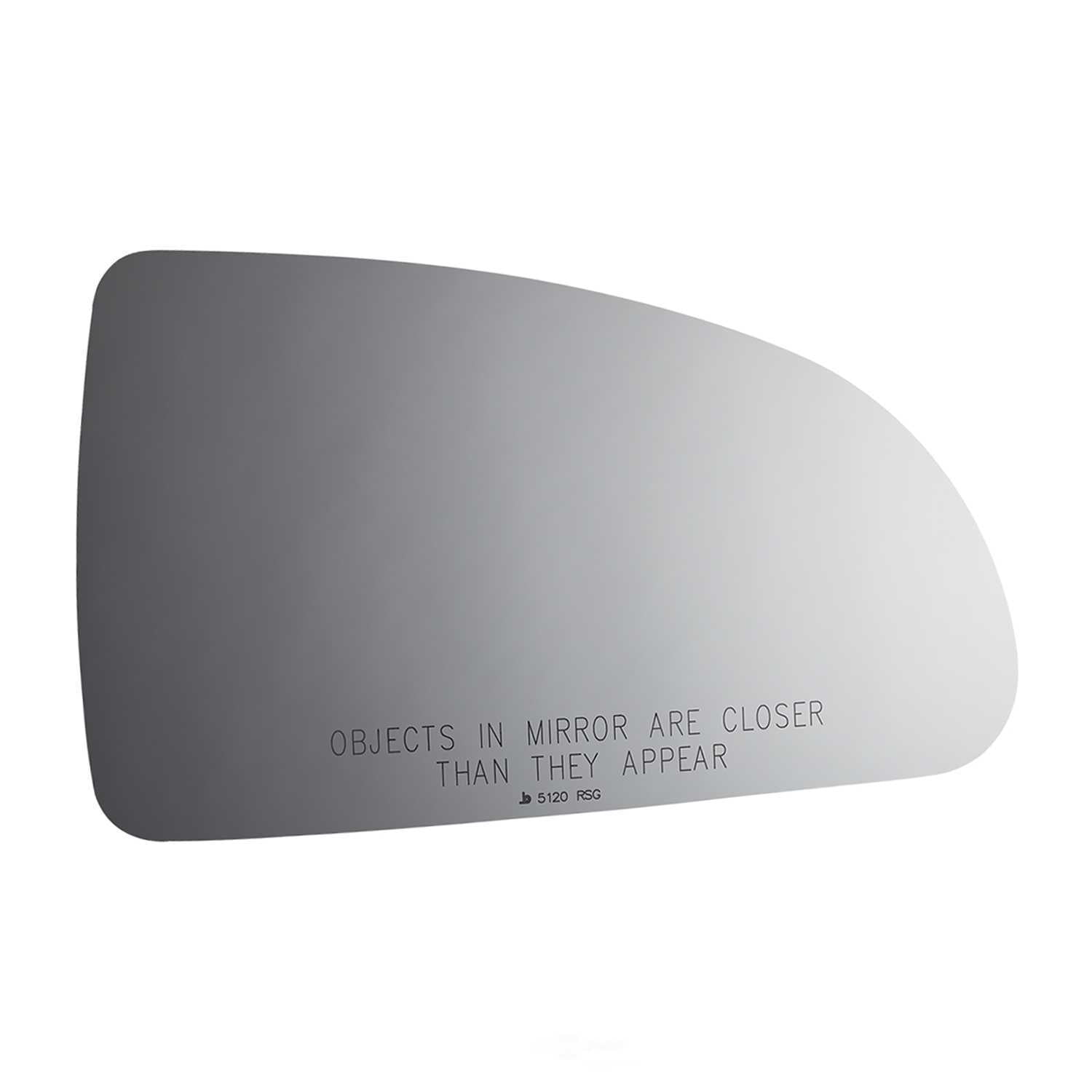 Burco Side View Mirror Replacement Glass with Motor Mount Plate - Clear Glass - 5120RSG