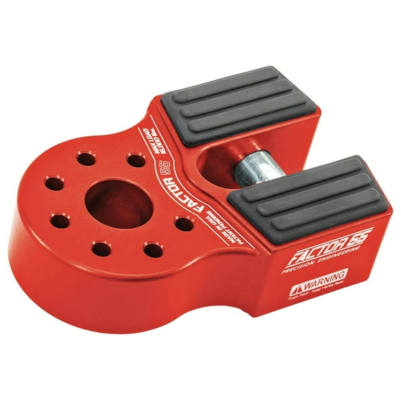 Factor55 Flatlink Winch Shackle Mount Assembly-RED