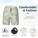 thumbnail image 3 of Fotbe Watercolor Wildflowers Traje de Baño para Hombre – Shorts de Natación de Secado Rápido con Forro y Bolsillos-Medium, 3 of 6