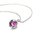 thumbnail image 3 of Collar de ocho planetas con colgante de bola de cristal de doble cara, collar de estrellas guardianas del sistema Solar de la galaxia del universo para mujer, 3 of 5
