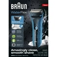 thumbnail image 6 of Braun WaterFlex WF2s Wet&Dry Electric Shaver for Men / Rechargeable Electric Razor, blue, 6 of 7