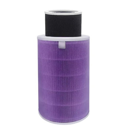 

For Double Layer Filter H13 Hepa PM2.5 Air Purifier Filter RFID for Air Purifier 1/2/3 2S Pro(Purple)