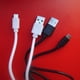thumbnail image 1 of Cable de carga para Android, cable micro USB compatible con teléfono móvil, cable de datos V8 de carga rápida de 2 A con Bluetooth, 1 of 4