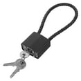 thumbnail image 1 of Cabinet Lock Metal Black For Storage Units Gym Lockers 1 Set, 1 of 8