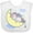 AA-White, variant on Inktastic Unicorn Moon Girls Baby Bib