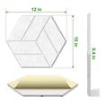 thumbnail image 3 of Paquete de 12 Paneles AcúSticos Autoadhesivos, Paneles de Espuma Hexagonales una Prueba de Sonido, Acolchado una Prueba de Sonido para Pared Utilizado para Studio C, 3 of 7