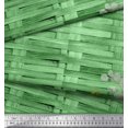 thumbnail image 2 of Soimoi Green Poly Georgette Fabric Check,Leaves & Floral Print Sewing Fabric BTY 42 Inch Wide, 2 of 3